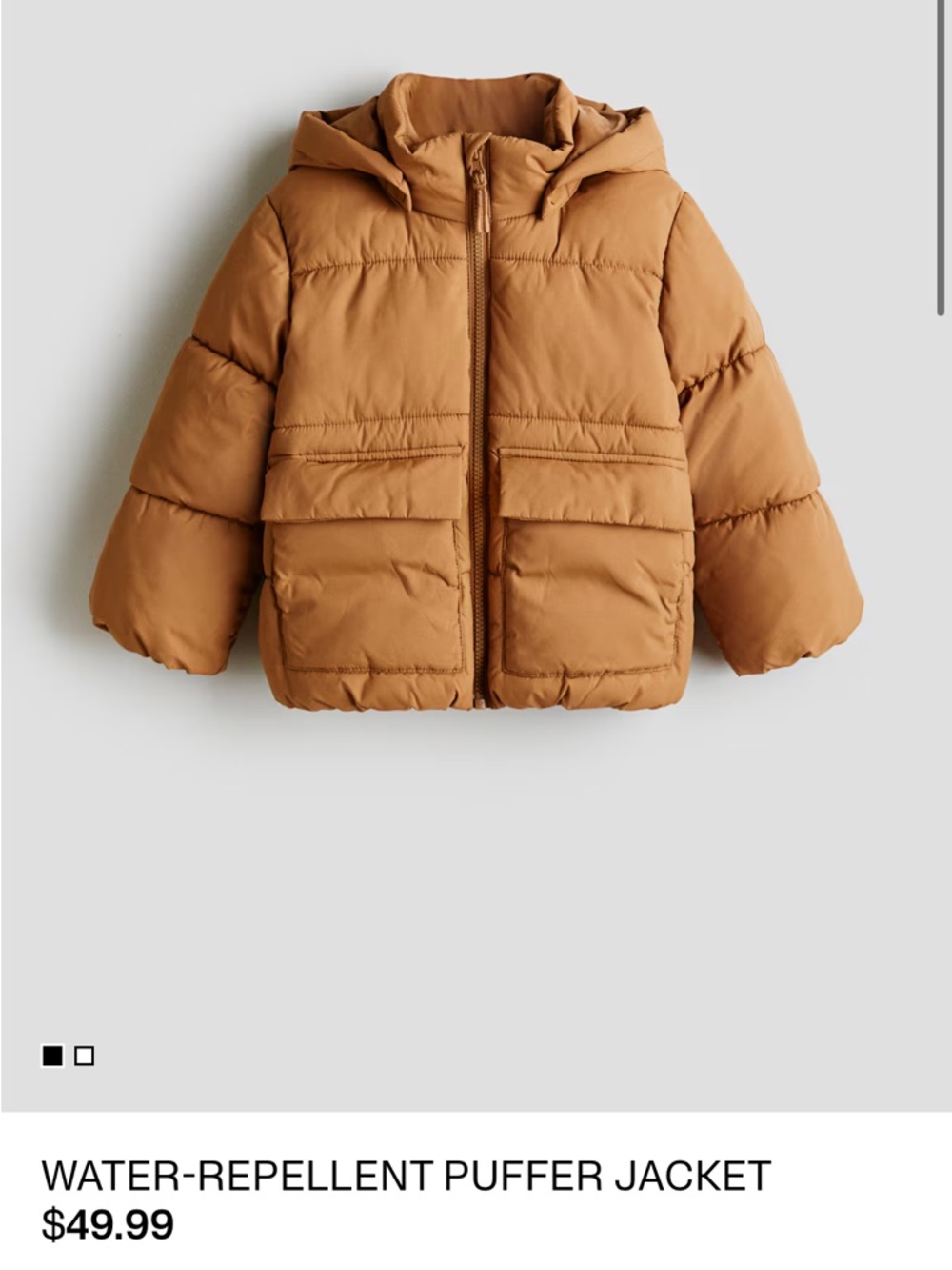 H&M Kids Water-Repellent Puffer Coat